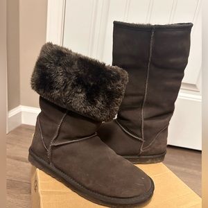 UGG Women's Classic Tall Boot, Chocolate, Size 9, Like New in Box